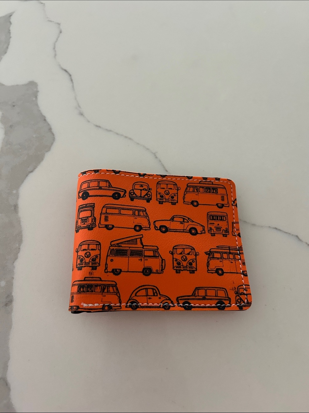 Unisex Orange Camper Bus Wallet - Paul Frank/ Park la fun